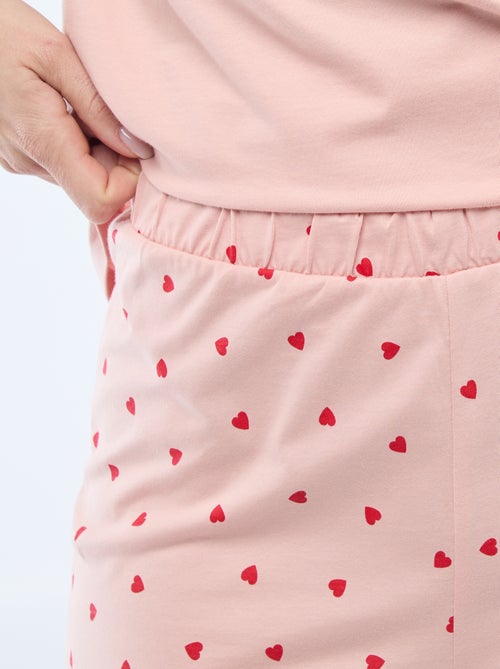 2-delige pyjamaset met 'Marie' print - Kiabi