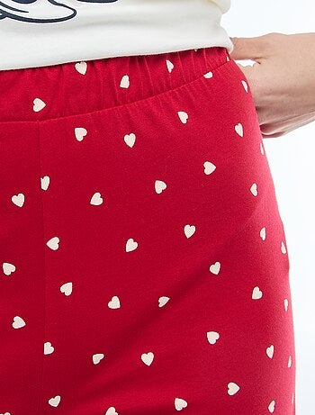 2-delige pyjamaset met 'Marie' print