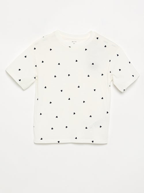 2-delige pyjamaset met short en T-shirt - Kiabi 2-delige pyjamaset met short en T-shirt - Kiabi