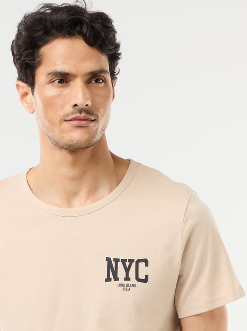 2-delige pyjamaset met T-shirt en korte broek - Kiabi