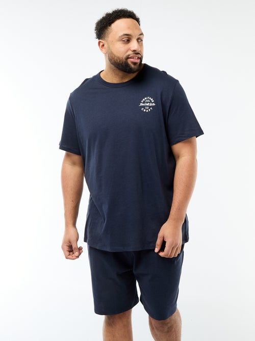 2-delige pyjamaset met T-shirt en korte broek - Kiabi