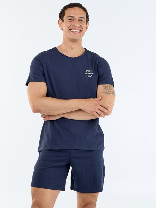 2-delige pyjamaset met T-shirt en korte broek - Kiabi