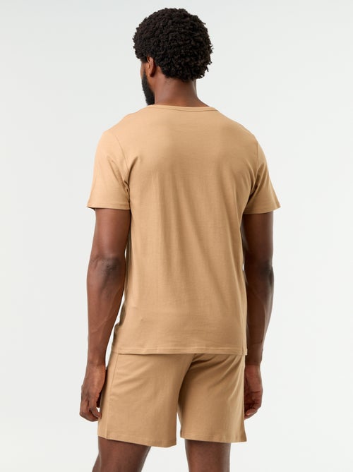 2-delige pyjamaset met T-shirt en korte broek - Kiabi