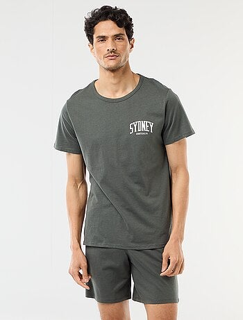 2-delige pyjamaset met T-shirt en korte broek