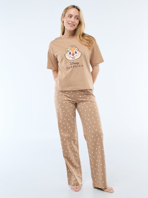 2-delige pyjamaset met 'Tic et Tac' print - Kiabi