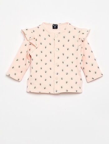 2-delige pyjamaset met voetjes