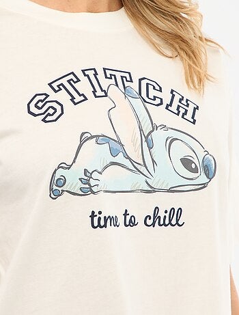 2-delige pyjamaset T-shirt + popeline broek 'Angel'