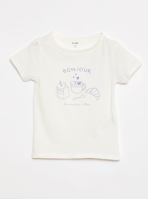 2-delige pyjamaset T-shirt + short - Kiabi