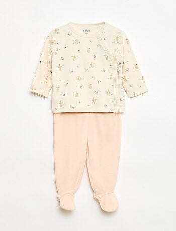 2-delige pyjamaset van fleece