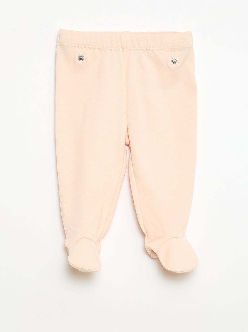 2-delige pyjamaset van fleece Wit - Kiabi