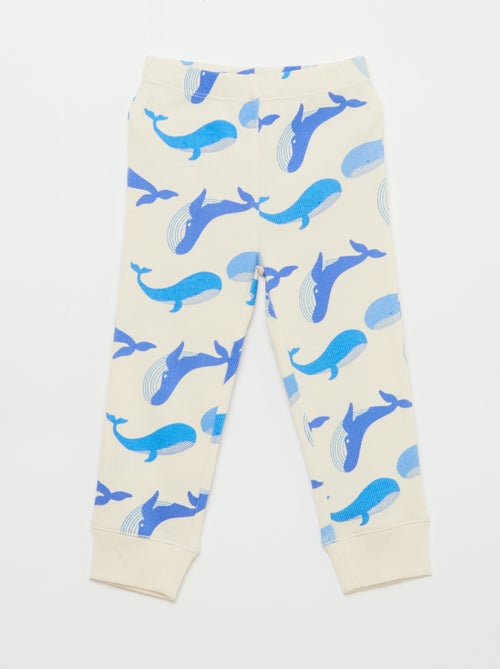 2-delige pyjamaset van geribd katoen - Kiabi