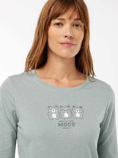 2-delige pyjamaset van jersey - Kiabi