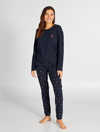 2-delige pyjamaset van jersey