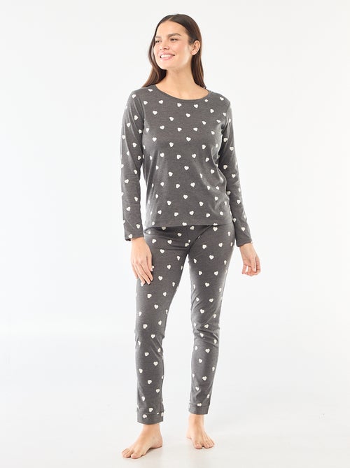 2-delige pyjamaset van jersey - Kiabi
