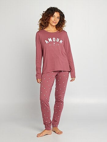 2-delige pyjamaset van jersey