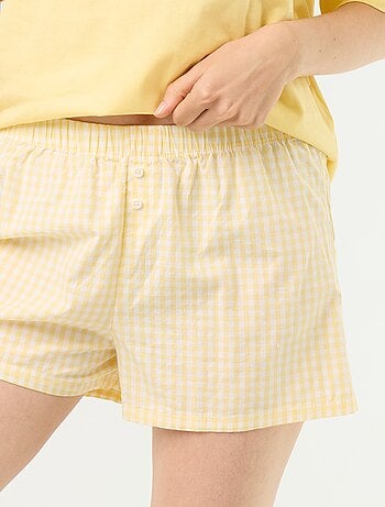 2-delige pyjamaset van katoenen jersey - T-shirt + short