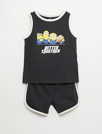 2-delige pyjamashort