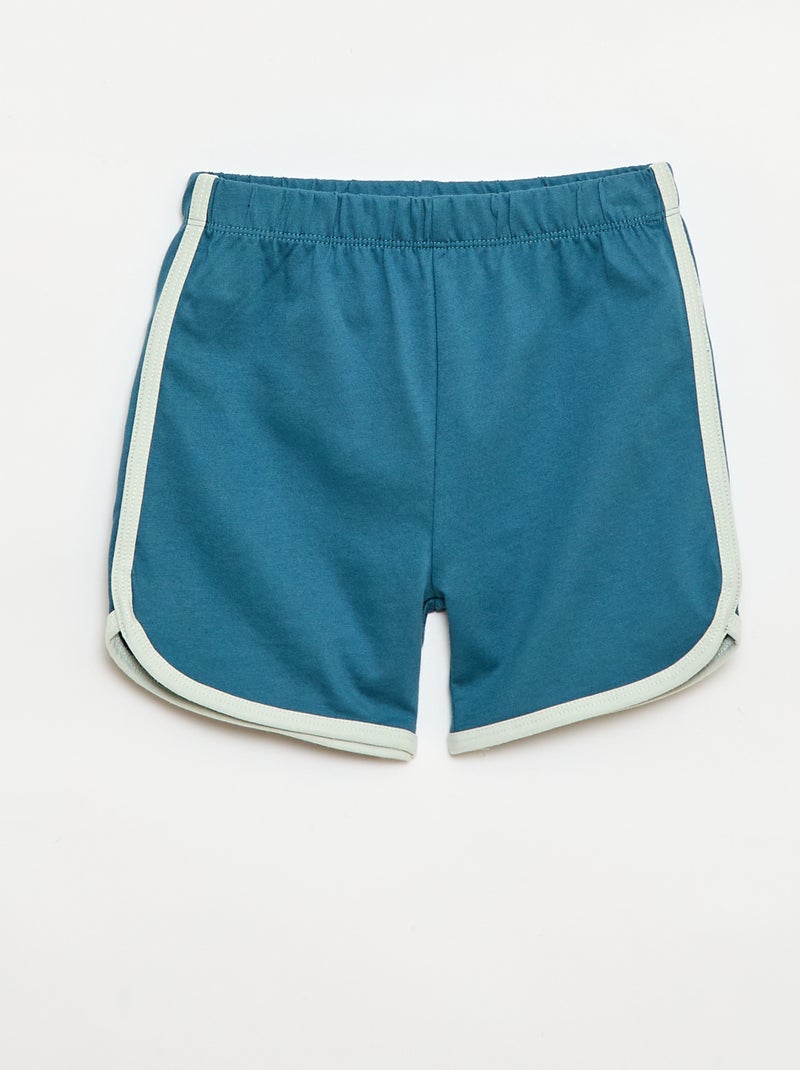 2-delige pyjamashort Groen - Kiabi