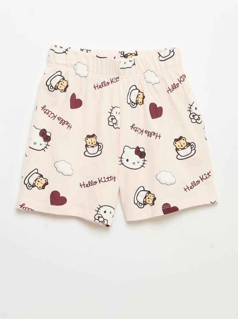2-delige pyjamashort 'Hello Kitty' Rose - Kiabi