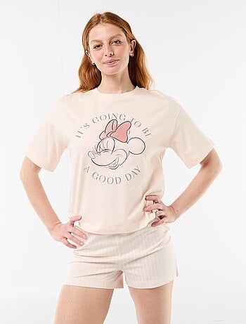 2-delige pyjamashort met 'Vice Versa'-print