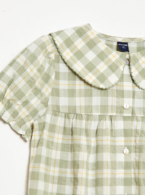 2-delige pyjamashort met ruches - Kiabi