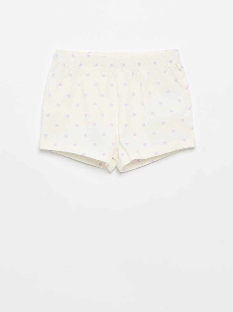 2-delige pyjamashort 'Minnie' 'Disney' Paars - Kiabi