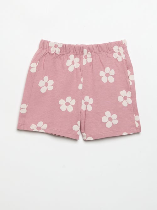 2-delige pyjamashort van bedrukt jerseytricot - Kiabi 2-delige pyjamashort van bedrukt jerseytricot - Kiabi