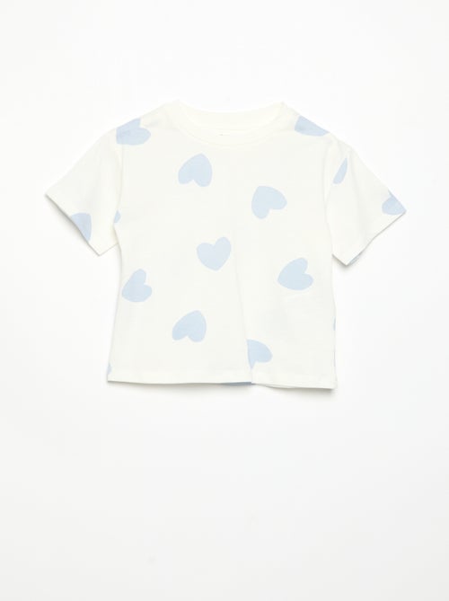 2-delige pyjamashort van jersey met print - Kiabi 2-delige pyjamashort van jersey met print - Kiabi
