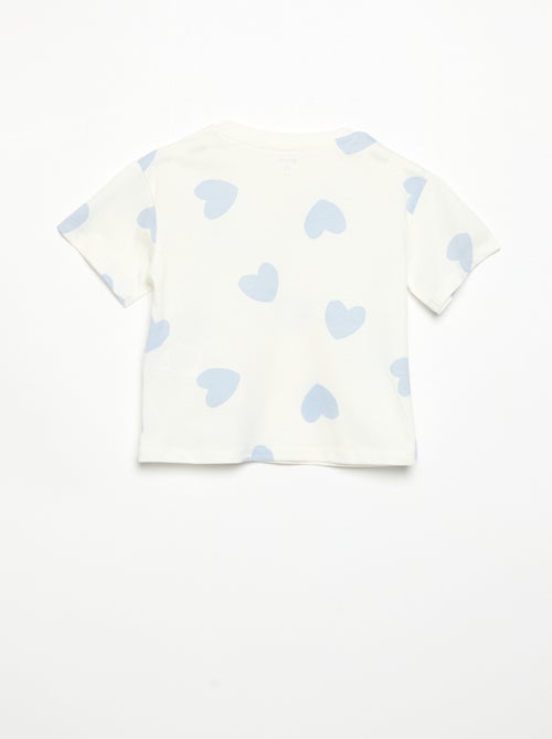 2-delige pyjamashort van jersey met print - Kiabi 2-delige pyjamashort van jersey met print - Kiabi