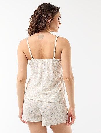 2-delige pyjamashortset met print