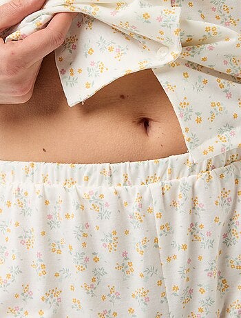 2-delige pyjamashortset met print