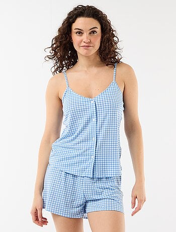 2-delige pyjamashortset met print