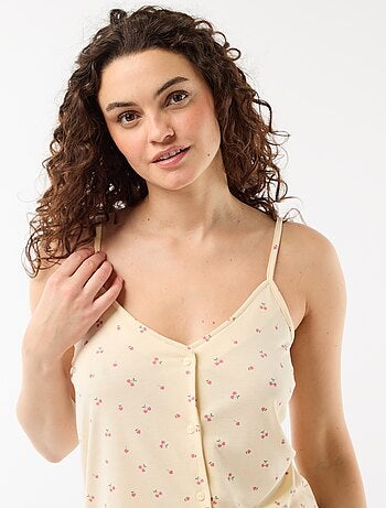 2-delige pyjamashortset met print