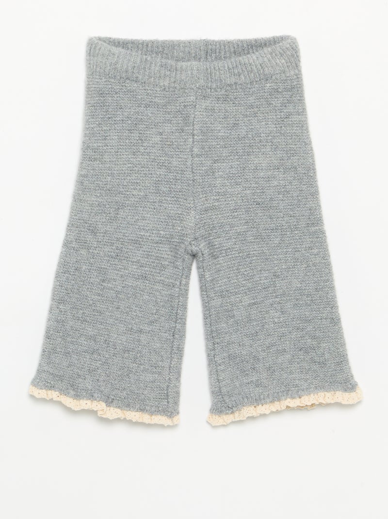 2-delige set - 2-in-1 trui + legging Grijs - Kiabi