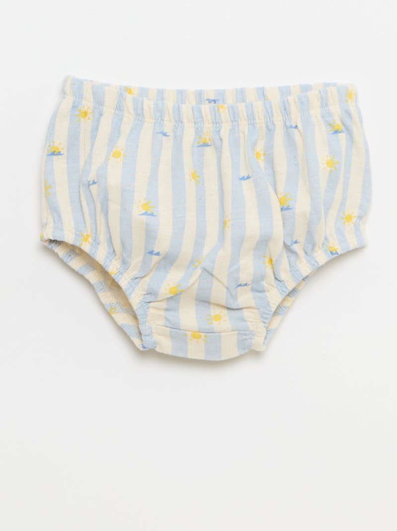 2-delige set - body + short Blauw - Kiabi