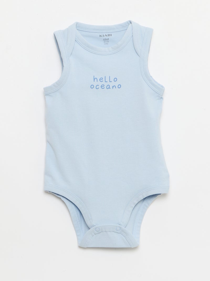 2-delige set - body + short Blauw - Kiabi
