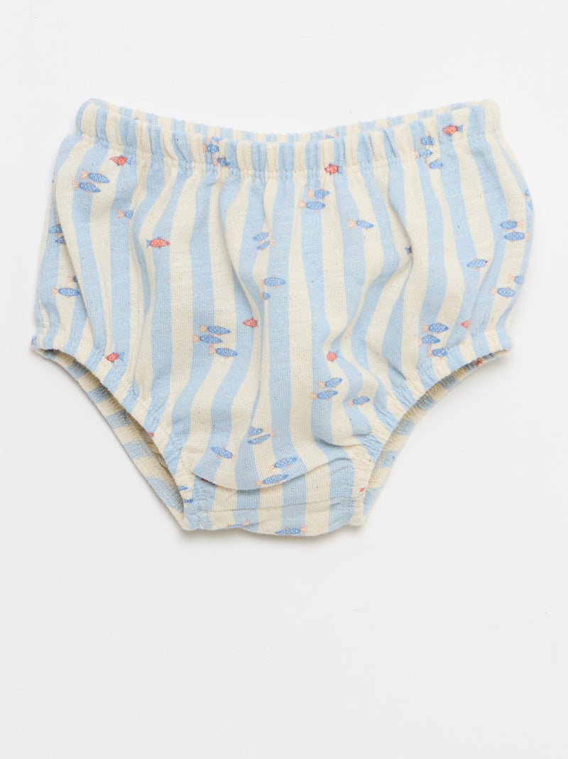 2-delige set - body + short Blauw - Kiabi