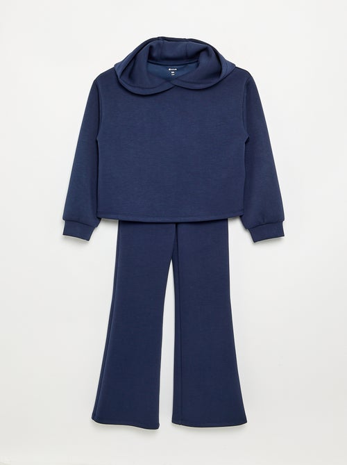 2-delige set - Hoodie + flare legging - Kiabi