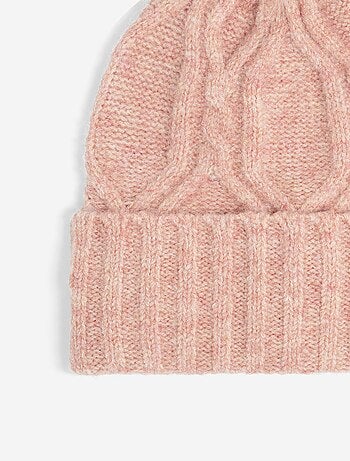 2-delige set - Muts met pompon + nekwarmer