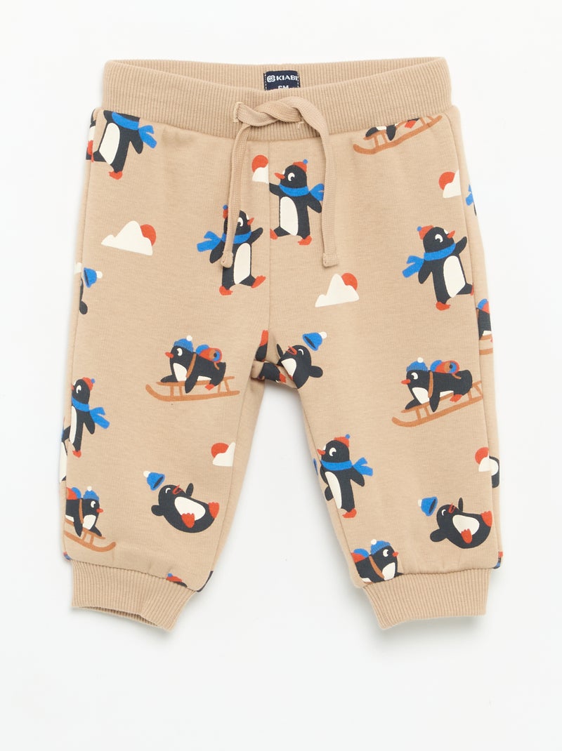 2-delige set - Sweater + broek Biege - Kiabi