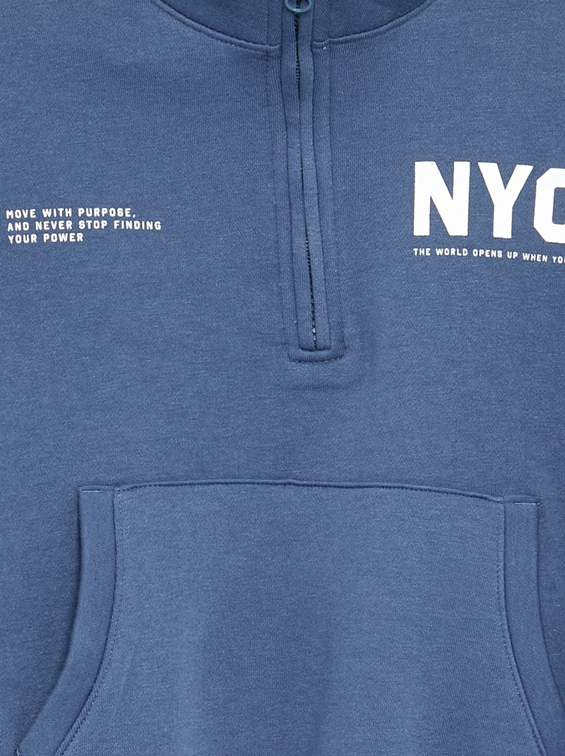 2-delige set - Sweater + sporttraining Blauw - Kiabi