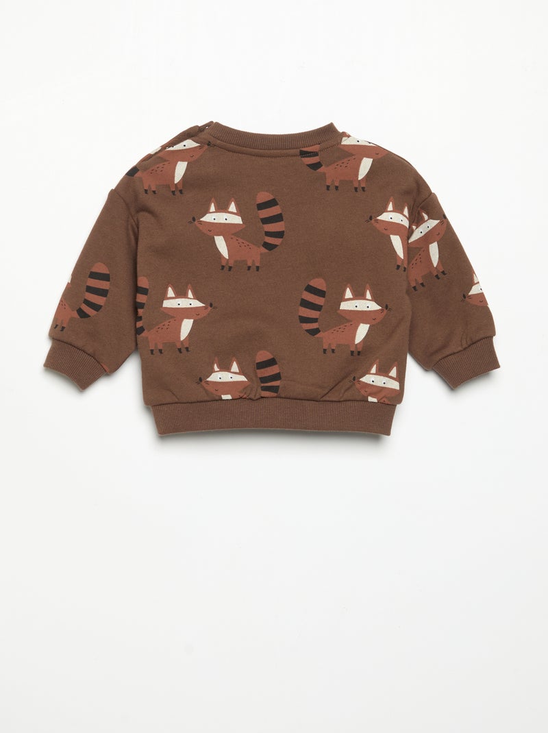 2-delige set - Sweater + sporttraining Bruin - Kiabi