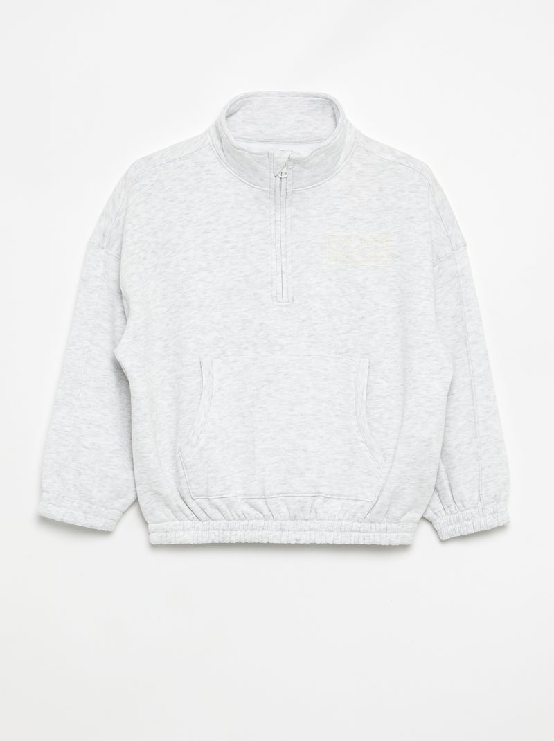 2-delige set - Sweater + sporttraining Grijs - Kiabi