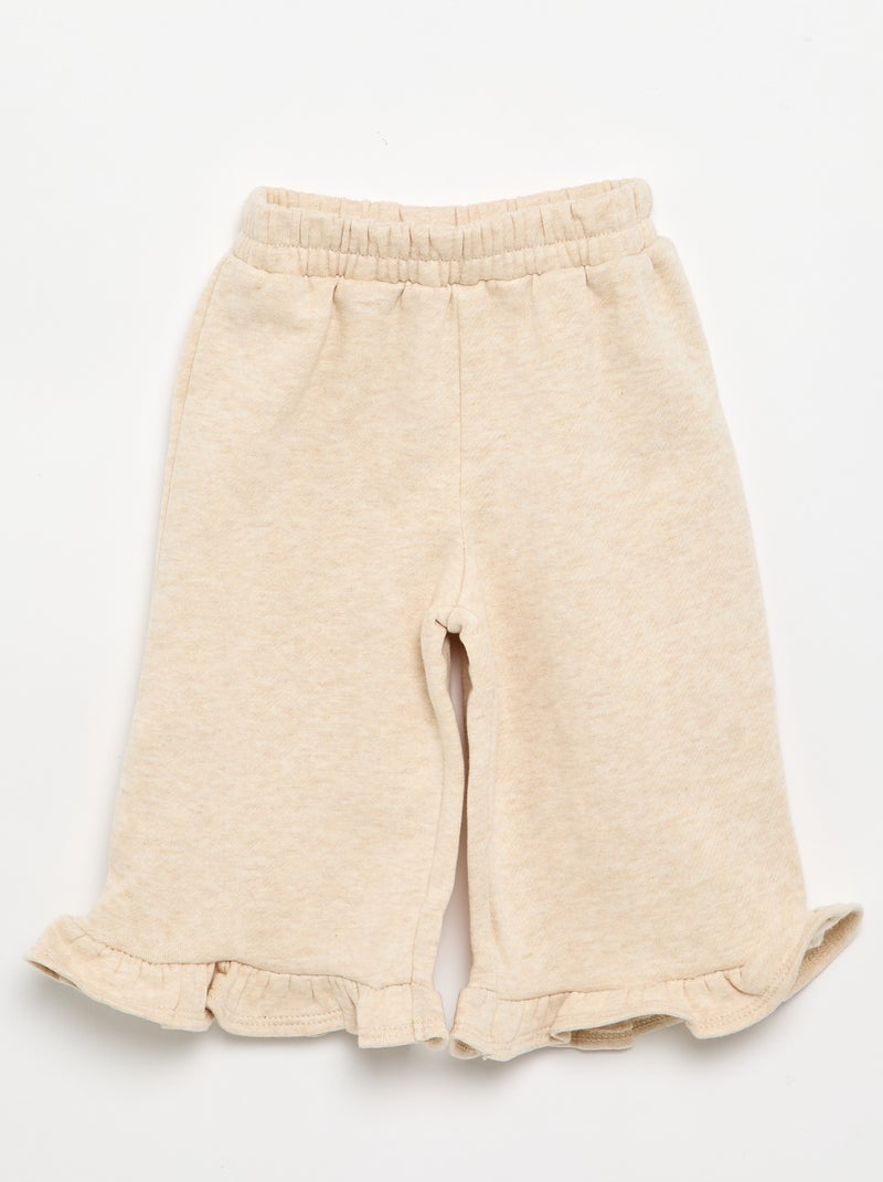 2-delige set - sweatshirt + broek Biege - Kiabi