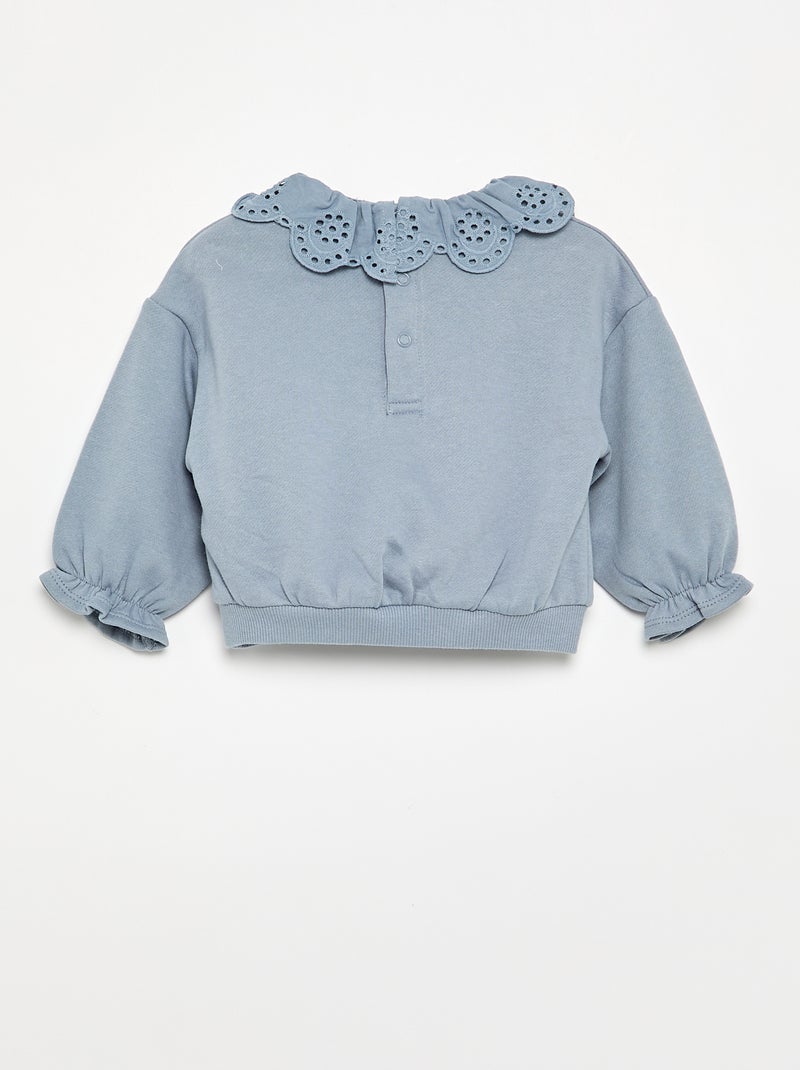 2-delige set - sweatshirt + broek Blauw - Kiabi