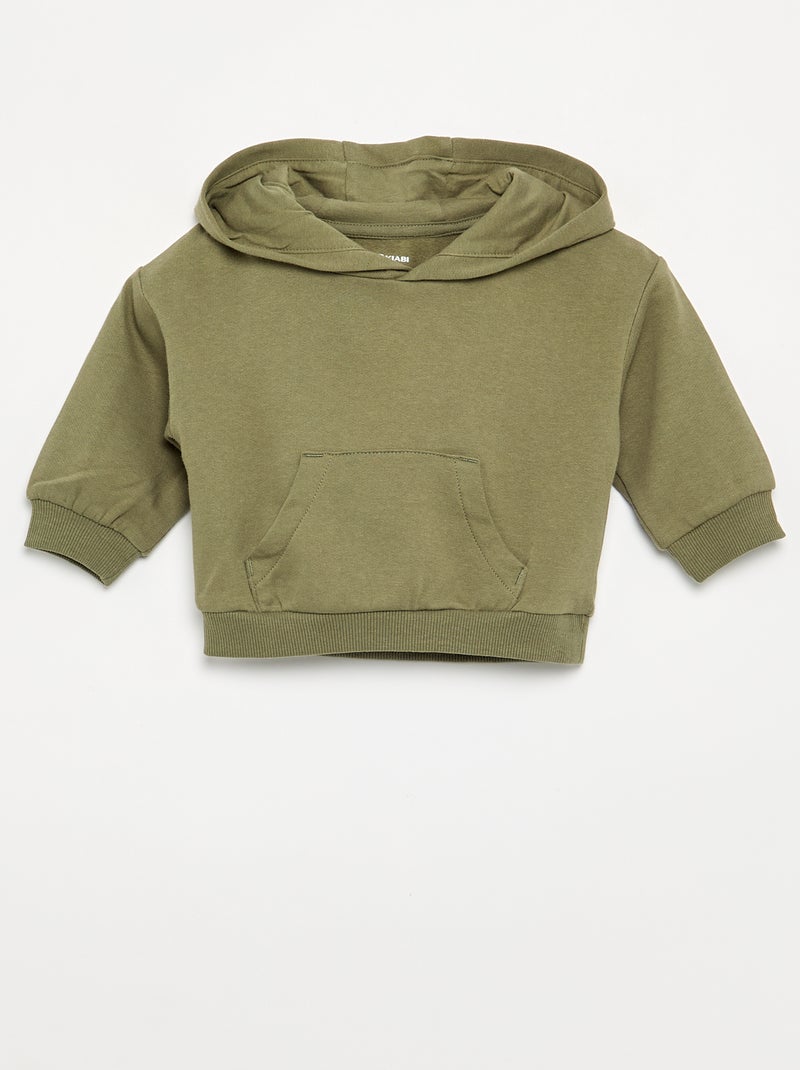 2-delige set - Sweatshirt + broek Groen - Kiabi