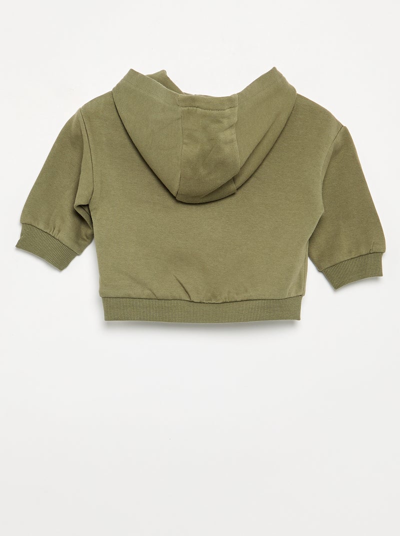 2-delige set - Sweatshirt + broek Groen - Kiabi