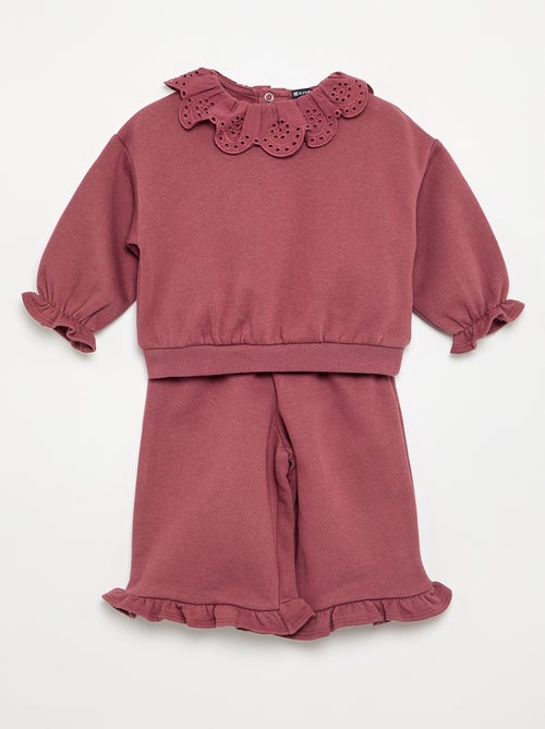 2-delige set - sweatshirt + broek - Kiabi