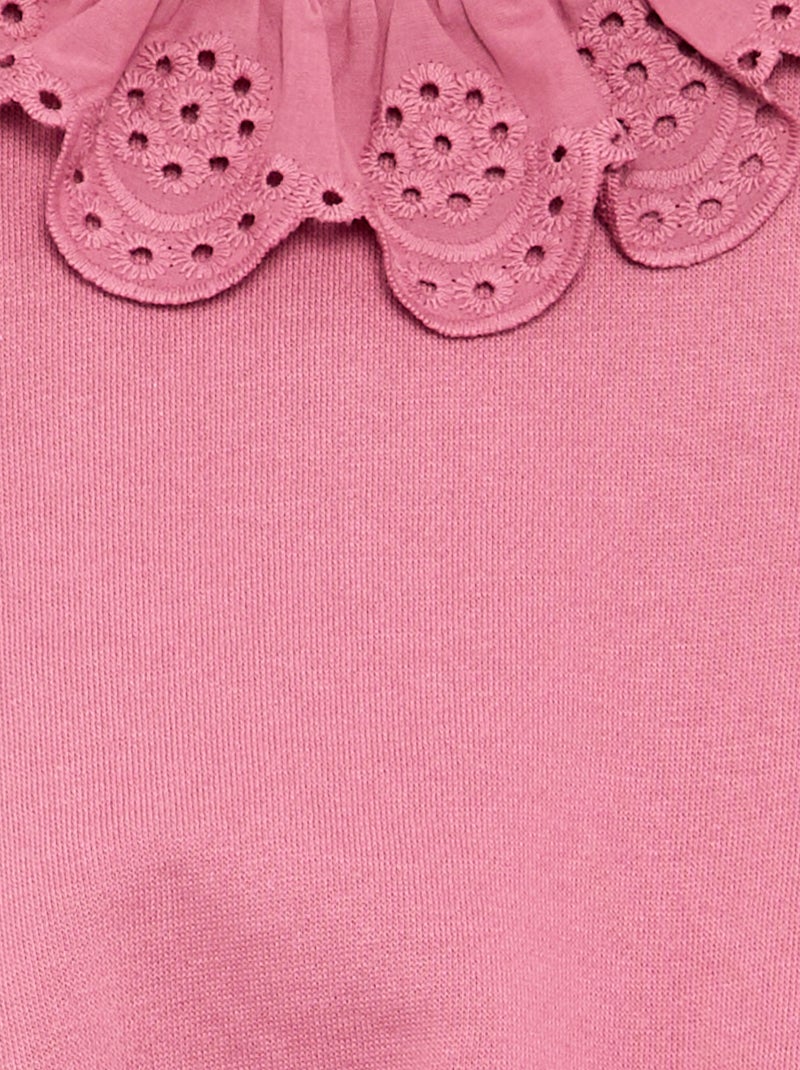 2-delige set - sweatshirt + broek Rose - Kiabi