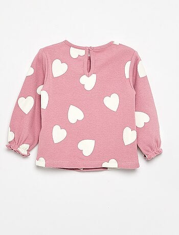 2-delige set - T-shirt met lange mouwen + legging